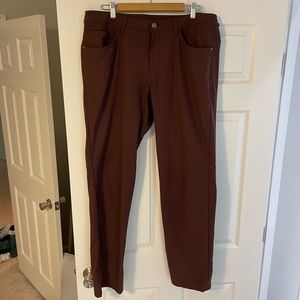 Lululemon ABC men’s trousers. Size 36 waist, 34 length. Worn twice.
